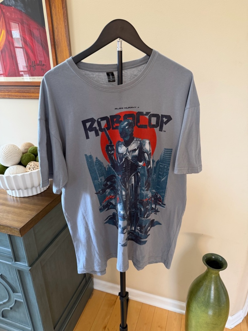 Robocop Graphic Tee XL Lootcrate Movie Shirt Sci Fi Retro Gray